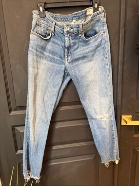 rag & bone light blue denim jeans 28